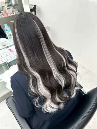 ミディアム 横浜　エクステ🎀 カラー／ルナのヘアスタイル