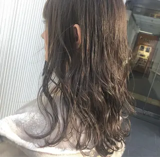 セミロング カラー ヘアアレンジ 美髪矯正/透明感カラ ー🫧YUUKI🫧のヘアスタイル