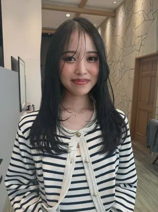 セミロング ♡ktwoかな /透明感カラーのヘアスタイル