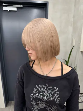 ミディアム カラー ブリーチ　ハイトーン 特化🌈フジタハルキのヘアスタイル