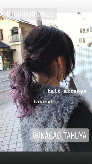 セミロング カラー パーマ ヘアアレンジ メンズ キッズ ネイル マツエク・マツパ パーソナルカラー☆ 永尾拓也のヘアスタイル