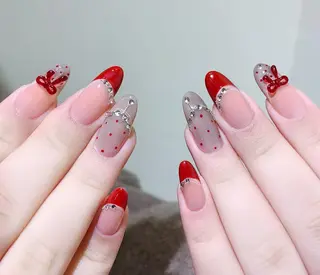 ネイル By moonネイル 🌷ワンホン/韓国風のネイルデザイン
