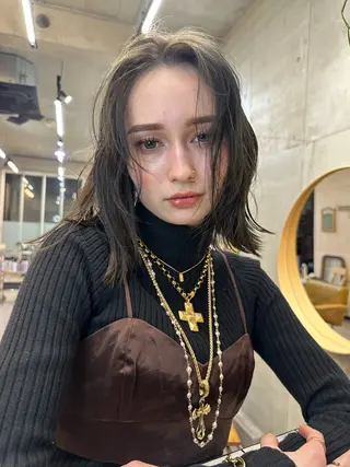 ミディアム カラー カットモデル募集中 ／HARUKA🎀のヘアスタイル