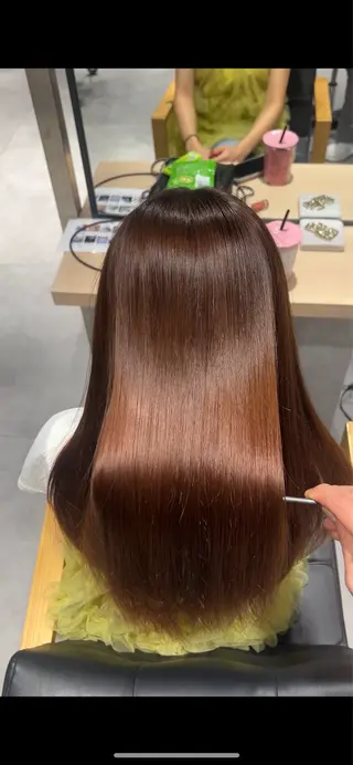 ロング カラー 🤎オリーブカラー× パーマ特化💫森口のヘアスタイル