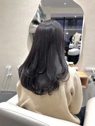 ロング カラー 矢野 晃平のヘアスタイル
