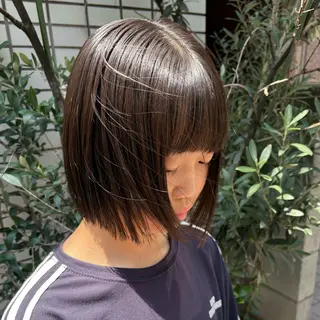 ショート 縮毛矯正/Wカラー /アレンジ🌙あまにのヘアスタイル