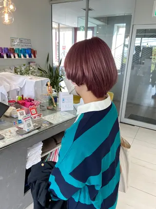 ショート カラー 浅野 匠のヘアスタイル