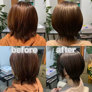 ショート カラー メルクヘアー 中澤のヘアスタイル