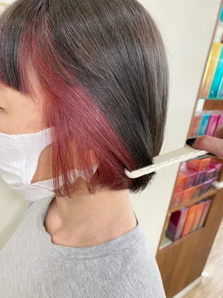 カラー SALOWIN栄 高須大貴のヘアスタイル