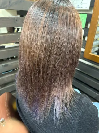 セミロング 竹内 幸生のヘアスタイル