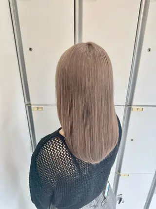 ロング カラー ブリーチなしwカラー /艶カラー/oukaのヘアスタイル