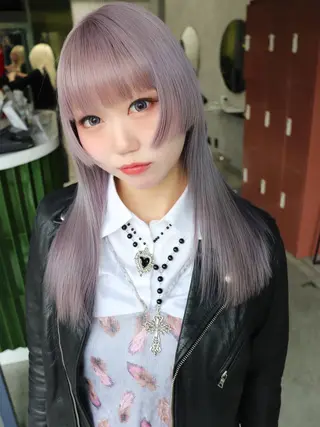 ロング カラー 🧡色落ちまで2度綺 麗なカラー🧡ヨシキのヘアスタイル