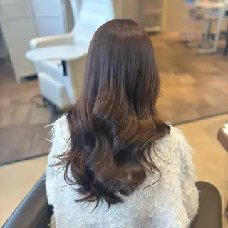 ロング カラー 向井 芽衣美のヘアスタイル