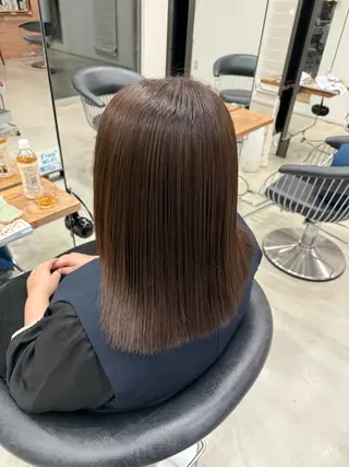 ミディアム カラー 芳賀 風斗のヘアスタイル