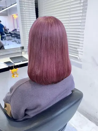 カラー girlな暖色ヘア 🪽🫧ハルナ🎀のヘアスタイル