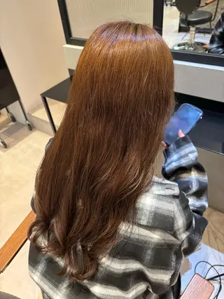 ロング カラー カラー/髪質改善 トリートメント/優果のヘアスタイル