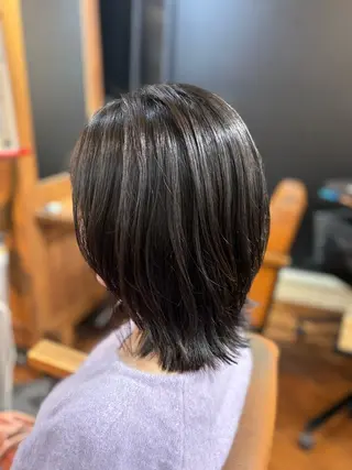 ミディアム 武田尚子🌸 自然に仕上がる矯正のヘアスタイル