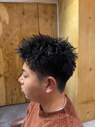 パーマ メンズ パーマ特別価格🔥 宇宙のヘアスタイル