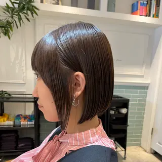 ショート 髪質改善レイヤー/ ボブたんの翔太のヘアスタイル