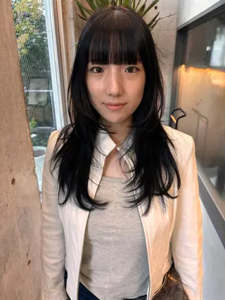 セミロング yuuna/ ハッシュカット🎀のヘアスタイル