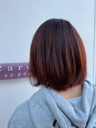 ショート カラー 芥川 未優のヘアスタイル