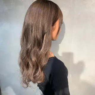 セミロング ❤️‍🔥シールエク ＋カラー京❤️‍🔥のヘアスタイル