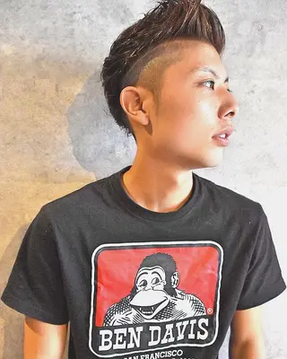 ショート メンズ hair salon Glanzのヘアスタイル