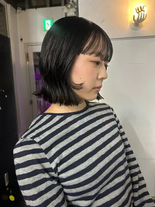 ミディアム maho/垢抜け カラーパーマメイクのヘアスタイル