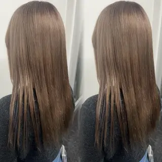ロング カラー aina/心斎橋 /ハイトーン/カラーのヘアスタイル