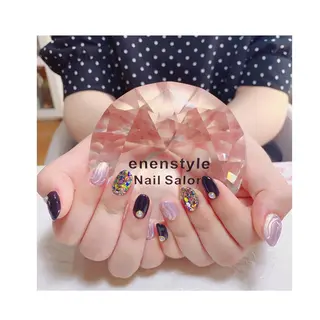 ミディアム ネイル 👑enen style👑のネイルデザイン