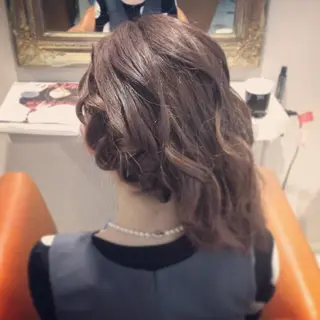ミディアム セミロング カラー kazufumi ..のヘアスタイル