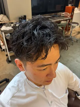 カラー パーマ 🌀メンズパーマ🌀 平川海夢のヘアスタイル