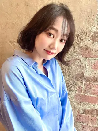 ショート カラー パーマ ヘアアレンジ 🌈小顔似合わせ SHIHO🌈のヘアスタイル