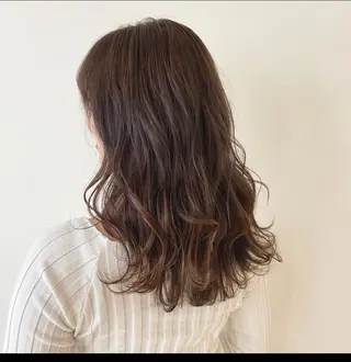 セミロング カラー ヘアアレンジ 🌻Insta指名 NO.1🌻Shoのヘアスタイル