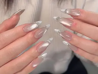 ネイル By moonネイル 🌷ワンホン/韓国風のネイルデザイン