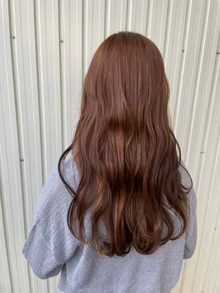 セミロング カラー 高橋 乙葉のヘアスタイル