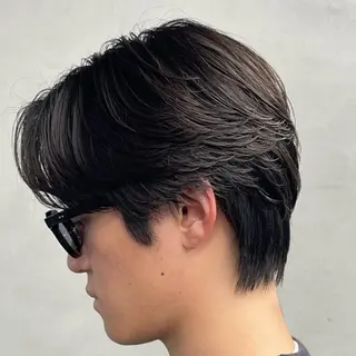 ミディアム パーマ ヘアアレンジ メンズ fifth 石川 凪のヘアスタイル