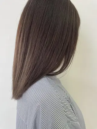 ミディアム カラー 山下 千明のヘアスタイル