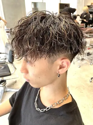 パーマ メンズ 👑メンズパーマ屋 👑/栄/馬場斗生のヘアスタイル