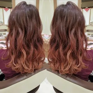 ミディアム カラー 韓国レイヤー×透明感 カラー/山崎一輝のヘアスタイル