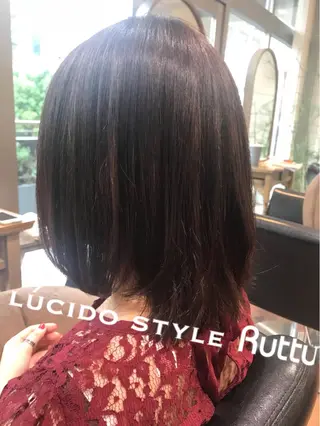 ミディアム カラー アザマ　ヤスカツ _rosso 川口のヘアスタイル