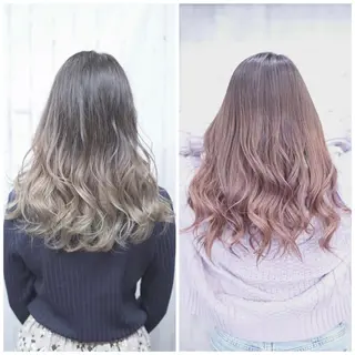 ミディアム カラー Crystal 船橋のヘアスタイル