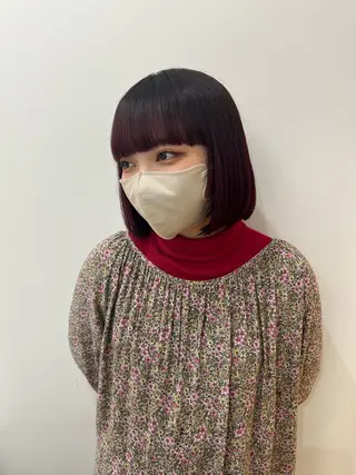 ショート 当日予約◎ボブ/ 透明感カラー/まこのヘアスタイル