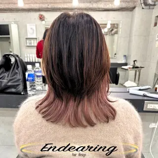 セミロング Endearing 銀座/レイヤーカットのヘアスタイル