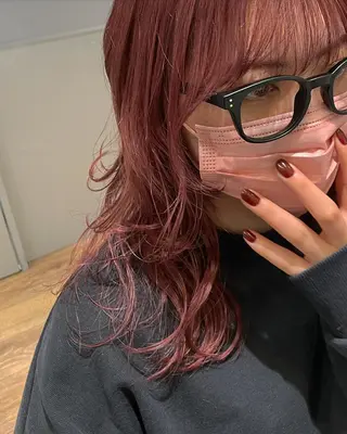 ミディアム カラー パーマ ヘアアレンジ メンズ キッズ ネイル マツエク・マツパ 🫧垢抜けヘア🫧 SHIORIのヘアスタイル