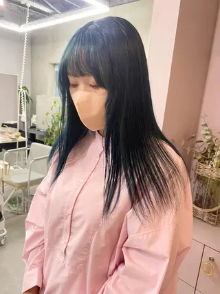 ロング カラー 前橋 姫奈のヘアスタイル