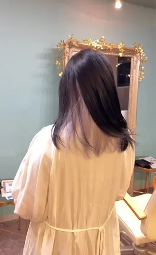 ミディアム カラー 店長 ハイトーン× 髪質改善/舘野 涼太のヘアスタイル