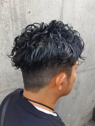 パーマ 石母田 敦志のヘアスタイル