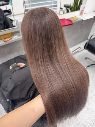 ロング ダブルカラー✨️ 五島桜樫のヘアスタイル