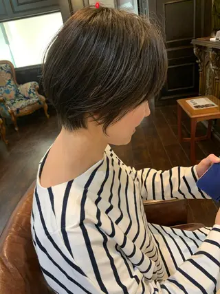 ショート 丹羽大喜 縮毛矯正/美髪矯正のヘアスタイル